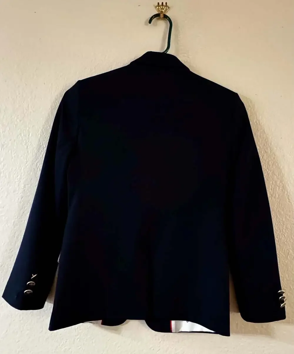 Tommy Hilfiger Boys Navy 2-Piece Suit Jacket & Pants Size 10 EUC